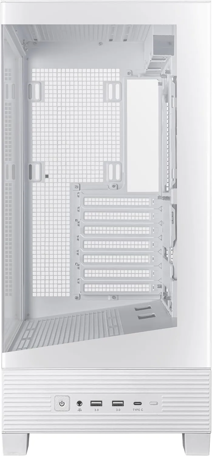 Asus A31 White ATX Mid-Tower Gaming Case - Image 2